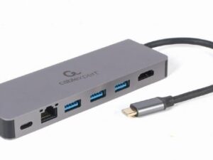 I/O ADAPTER USB-C TO HDMI/USB3/5IN1 A-CM-COMBO5-05 GEMBIRD
