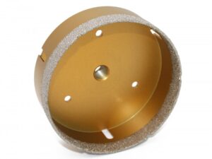 Diamond grit holesaw 120mm, M14 shank