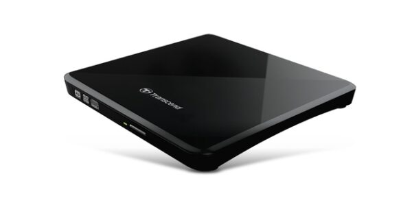 Transcend 8X DVDS-K - Diskenhet - DVD�RW (�R DL) / DVD-RAM - 8x/8x/5x - USB 2.0 - extern - svart - Image 2