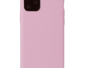 Mocco Ultra Slim Soft Matte 0.3 mm Silicone Case for Apple iPhone 12 / 12 Pro Pink