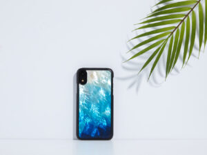iKins SmartPhone case iPhone XR blue lake black