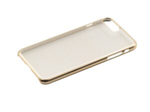 Tellur Cover Hard Case for iPhone 7 Plus Horizontal Stripes gold