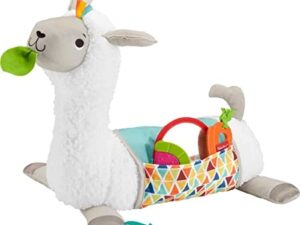 Ecost Customer Return Fisher-Price Baby Toy for Newborn Tummy Time to Toddler Toy, Plush Llama with