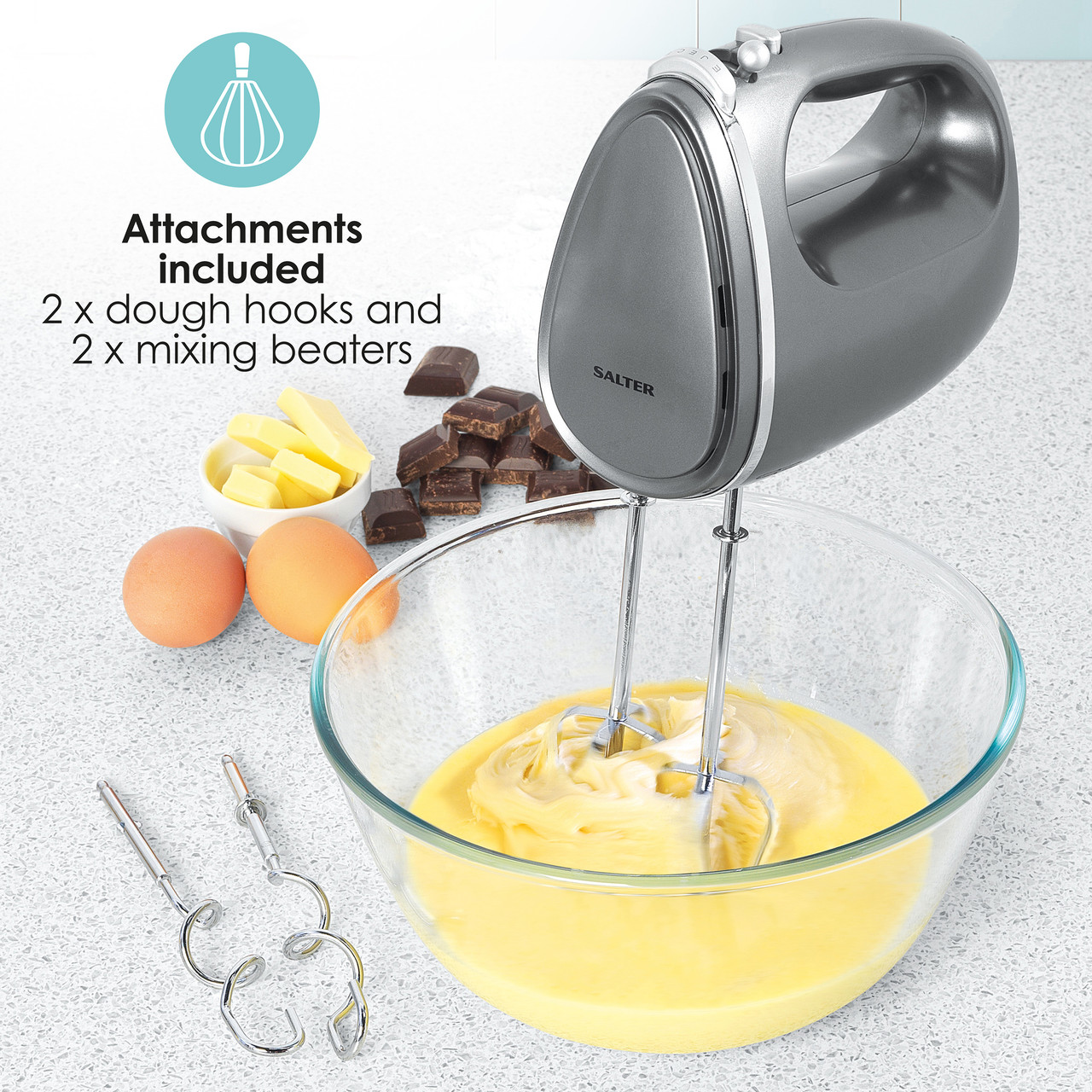 Salter EK4249COSVDEEU10 Cosmos Hand Mixer - Image 4
