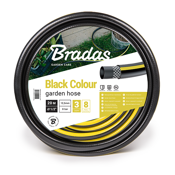 Garden hose BLACK COLOUR 1/2" - 50m - Image 2