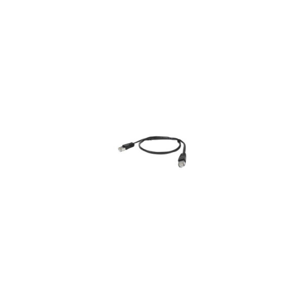 PATCH CORD FTP GEMBIRD Cat5e, cupru-aluminiu, 1 m, negru, AWG26, ecranat "PP22-1M/BK" (timbru verde 0.08 lei)