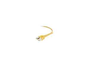 PATCH CORD S/FTP GEMBIRD Cat6a, LSZH, cupru, 0.25 m, galben, AWG27, dublu ecranat "PP6A-LSZHCU-Y-0.25M" (timbru verde 0.08 lei)