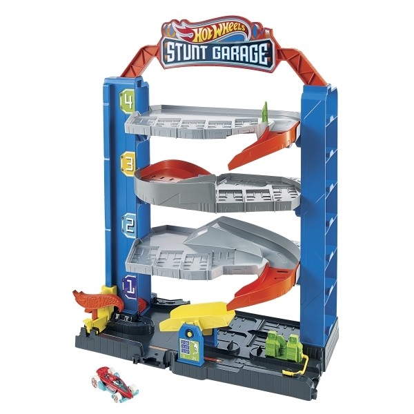 Hot Wheels® Jump & Drop trikigaraaž - Image 2