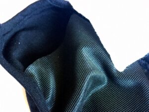 Textile two-layer reusable mask