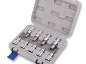 HEX bit socket set 9 pcs 1/2" 4-17mm Irimo