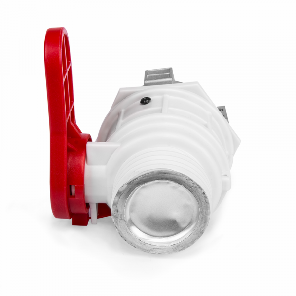 IBC ball valve GW S60x6 (metal flange) with an outlet, male thread S60x6 - Image 2