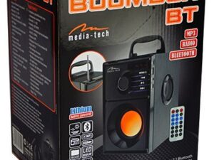 Głośnik BOOMBOX BT MT3145 Bluetooth 5.1+EDR/FM/MP3/MicroSD/USB/AUX/Pilot/USB-C/LED/RMS 15W/PMPO 600W