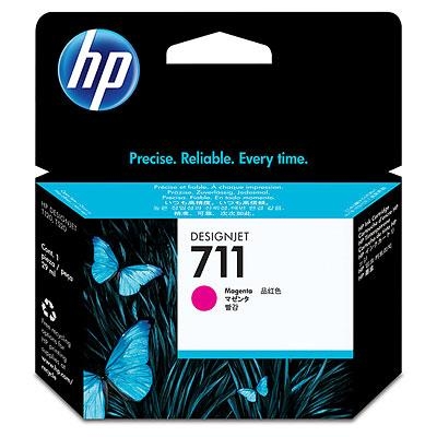 Cartus Cerneala Original HP Magenta, nr.711, pentru DesignJet T120|T520, , (timbru verde 0.15 lei), "CZ131A"