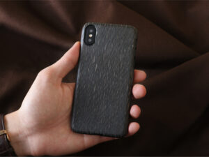 MAN&WOOD SmartPhone case iPhone X/XS carbalho black
