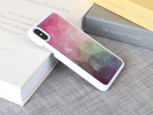 iKins SmartPhone case iPhone XS/S water flower white