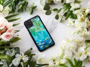 iKins SmartPhone case iPhone 11 Pro Max water lilies black
