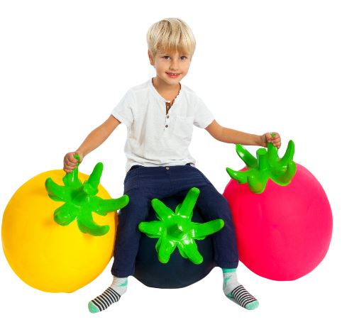 Gerardo's Toys Hüppepall Jumpy Fruits - Murakas, kollane - Image 4