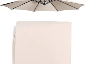 Ecost customer return Cabilock Parasol Cover UV Protection Polyester 8 Strips for Outdoor