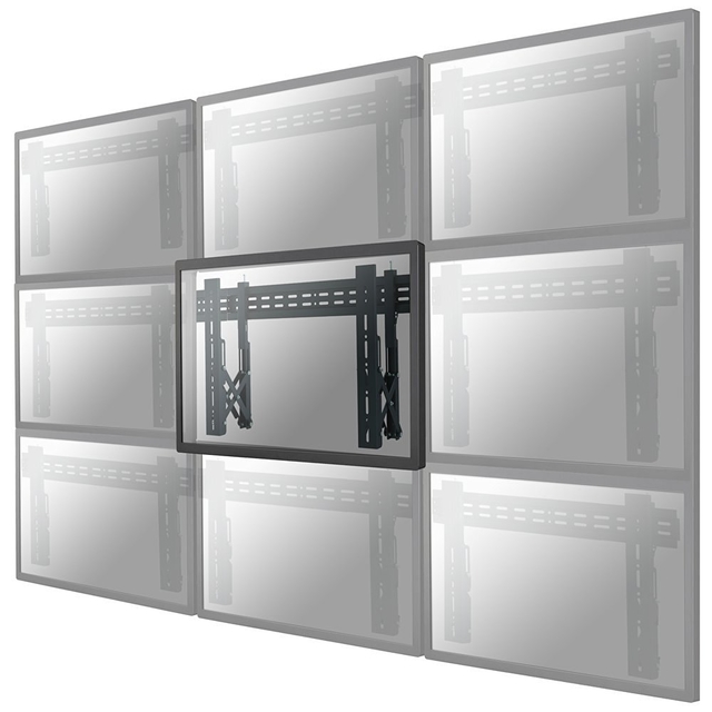 Neomounts LED-VW1000BLACK Videowall wall mount 40-75" - pull-out - max 50 kg - Image 4