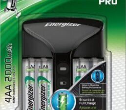 ENERGIZER Pro ACU HR6 POW battery charger + 2 AA 2000 mAh batteries