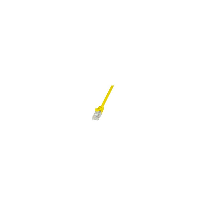 PATCH CORD UTP LOGILINK Cat5e, cupru-aluminiu, 0.25 m, galben, AWG26, "CP1017U" (timbru verde 0.08 lei)