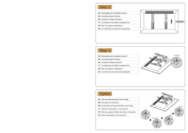 Suport pt videowall NM 32"-75" 50kg ng - Image 8