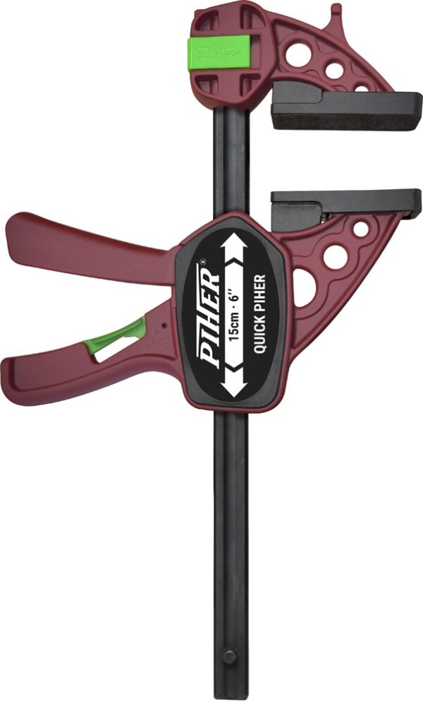 One hand Piher Quick clamp 80x300mm max 150kg