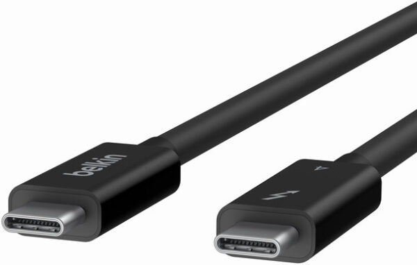 Thunderbolt 4 C-C kabel 2m, černý - Image 2