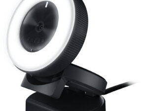 Razer Kiyo - Ring Light Equipped Broadcasting Camera ,Desktop streaming camera with multi-step ring light,High fps HD Video (720p 60fps/1080p 30fps),Compatible with Open Broadcaster Software and Xsplit