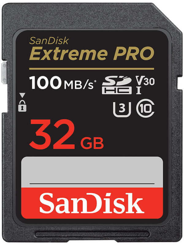 Sandisk memory card SDHC 32GB Extreme Pro UHS-I V30