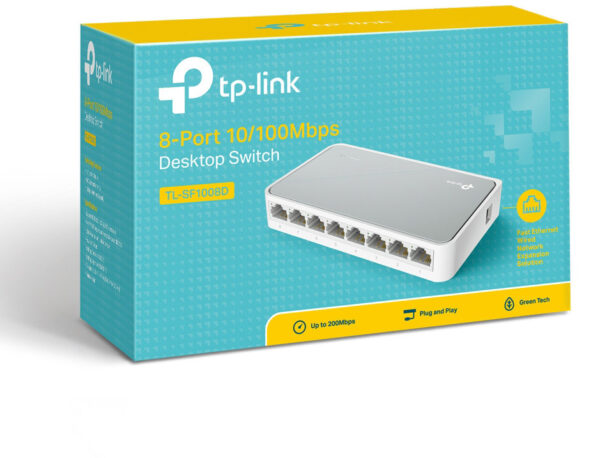 Switch|TP-LINK|8x10Base-T / 100Base-TX|TL-SF1008D - Image 7