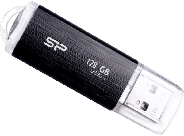 USB Flash Drive SP, Blaze B02, 3.2, 128GB, Negru "SP128GBUF3B02V1K" (timbru verde 0.03 lei)