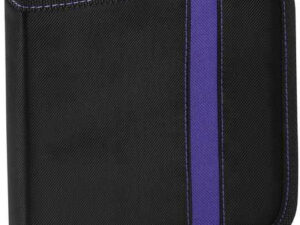 Vivanco CD/DVD wallet for 24, black/purple (31788)