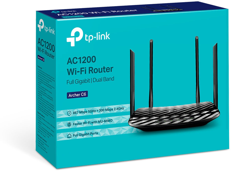 TP-Link AC1200 Wireless MU-MIMO Gigabit WiFi Router - Image 4