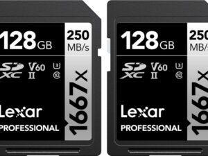Lexar SDXC 128GB Professional 1667x UHS-II U3 ( 120/250 MB/s ) - 2 pak
