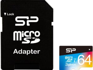 Silicon Power memory card microSDXC 64GB Superior UHS-I U1 + adapter