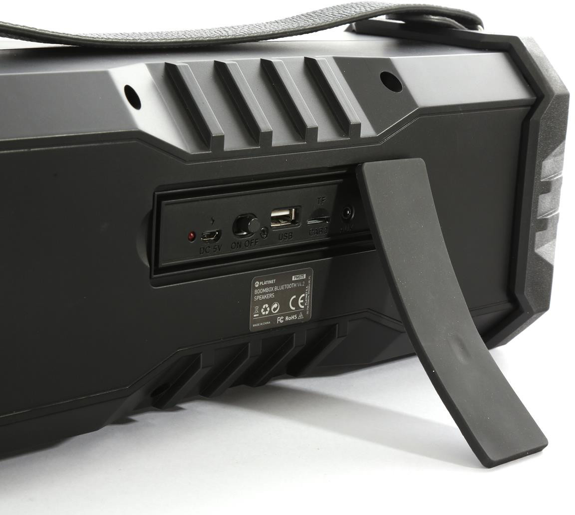 Platinet wireless speaker OG75 Boombox BT, black (44414) - Image 5