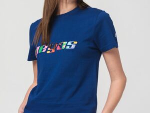 TRICOU  LOGO MULTICOLOR FEMEI  ROYAL BLU