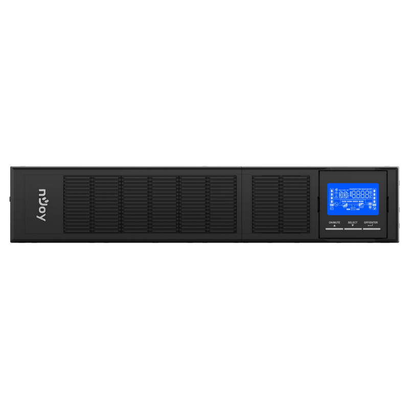 UPS Njoy "Balder 1000", Online, Tower/rack, 1000 W, fara AVR, IEC x 8, display LCD, back-up 11 - 20 min. "UPCMCOP110HBAAZ01B" (timbru verde 11 lei)