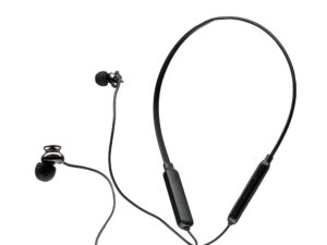 CASTI  Spacer, wireless, intraauriculare cu fir de legatura si prindere magnetica, pt smartphone, microfon pe fir, conectare prin Bluetooth 5.0, negru, "SPBH-SPORTY", (timbru verde 0.18 lei)