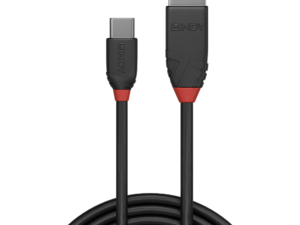 Lindy Black Line - USB-C cable - 24 pin USB-C to USB Type A - 1 m