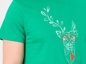 TRICOU  CERB FAMILIE BARBATI   K GREEN-M