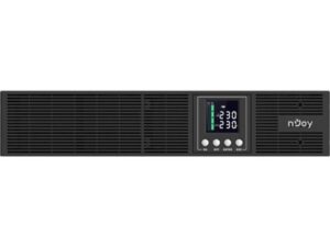 UPS Njoy "Aster 2000", Online, Tower/rack, 1800 W, fara AVR, IEC x 8, display LCD, back-up 11 - 20 min. "UPCMCOP920HASCG01B" (timbru verde 11 lei)