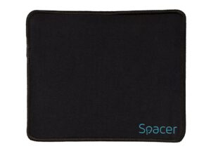 MousePAD SPACER, cauciuc si material textil, cusut pe margine, 220 x 180 x 2 mm, negru "SP-PAD-S" 45506698