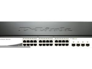DLINK SW 24P-GB 4CMB 12P-POE SMART RM