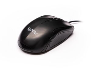 MOUSE  Spacer, PC sau NB, cu fir, USB, optic,  800 dpi, butoane/scroll 3/1, , negru, "SPMO-M11" (timbru verde 0.18 lei)