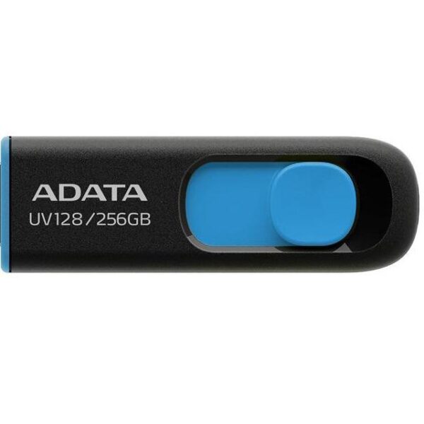 ADATA UV128 USB flash drive 256 GB USB Type-A 3.2 Gen 1 (3.1 Gen 1) Black, Blue