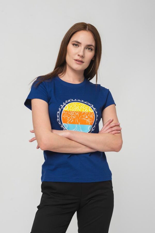 TRICOU  ROATA FAMILIE FEMEI  ROYAL BLUE-