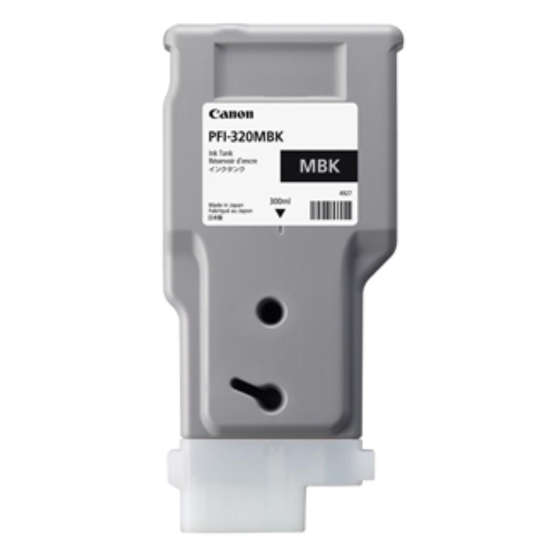 Cartus Cerneala Original Canon Matte Black, PFI-320MBK, pentru IPF TM-200|TM-205|TM-300|TM-305, 300ml, (timbru verde 0.15 lei),NOPP, "2889C001AA"
