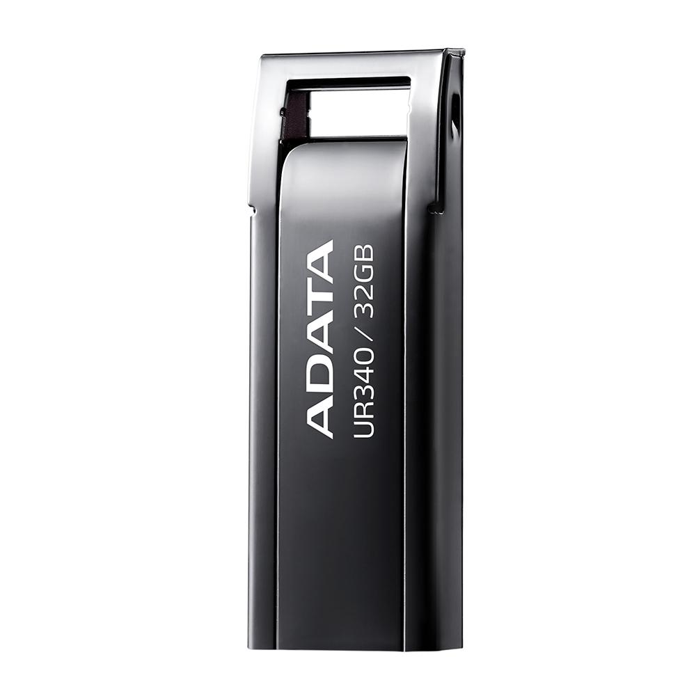 MEMORIE USB 3.2 ADATA UR340 32GB BLACK METALIC, "AROY-UR340-32GBK" (timbru verde 0.03 lei)